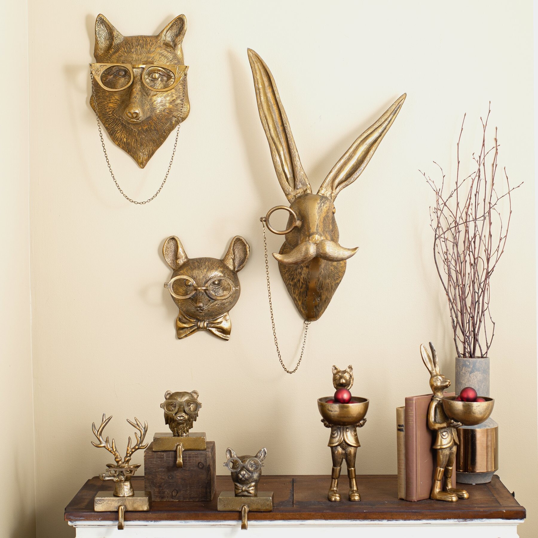 Frankie the Stag Wall Mount - onlinemegasale.com
