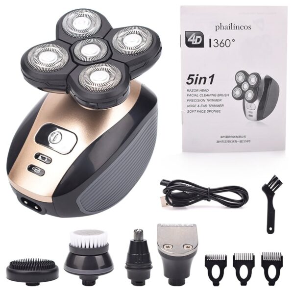 🔥5 In 1 Multifunctional 4D Electric Shaver