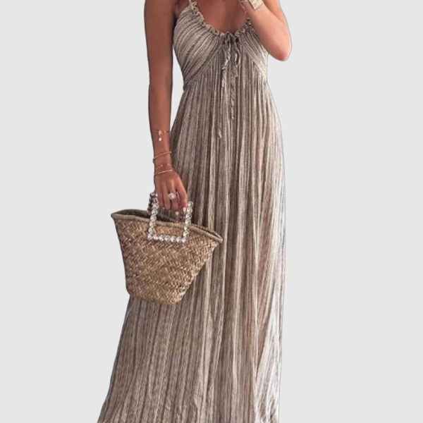 Chic Women's Summer Dress with Stylish Printed Pattern