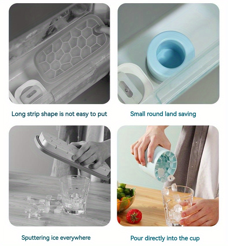 Ice Cubes With This Easy-Release Silicone Ice Cube Mold - onlinemegasale.com Ice Cubes With This Easy-Release Silicone Ice Cube Mold - onlinemegasale.com