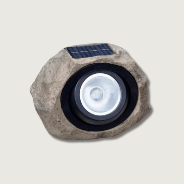 RockGlow | Beautiful Natural Stone-Shaped Solar Outdoor Light