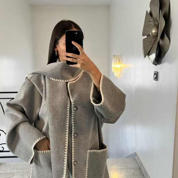 The Perfect Winter Ensemble: Coat And Scarf