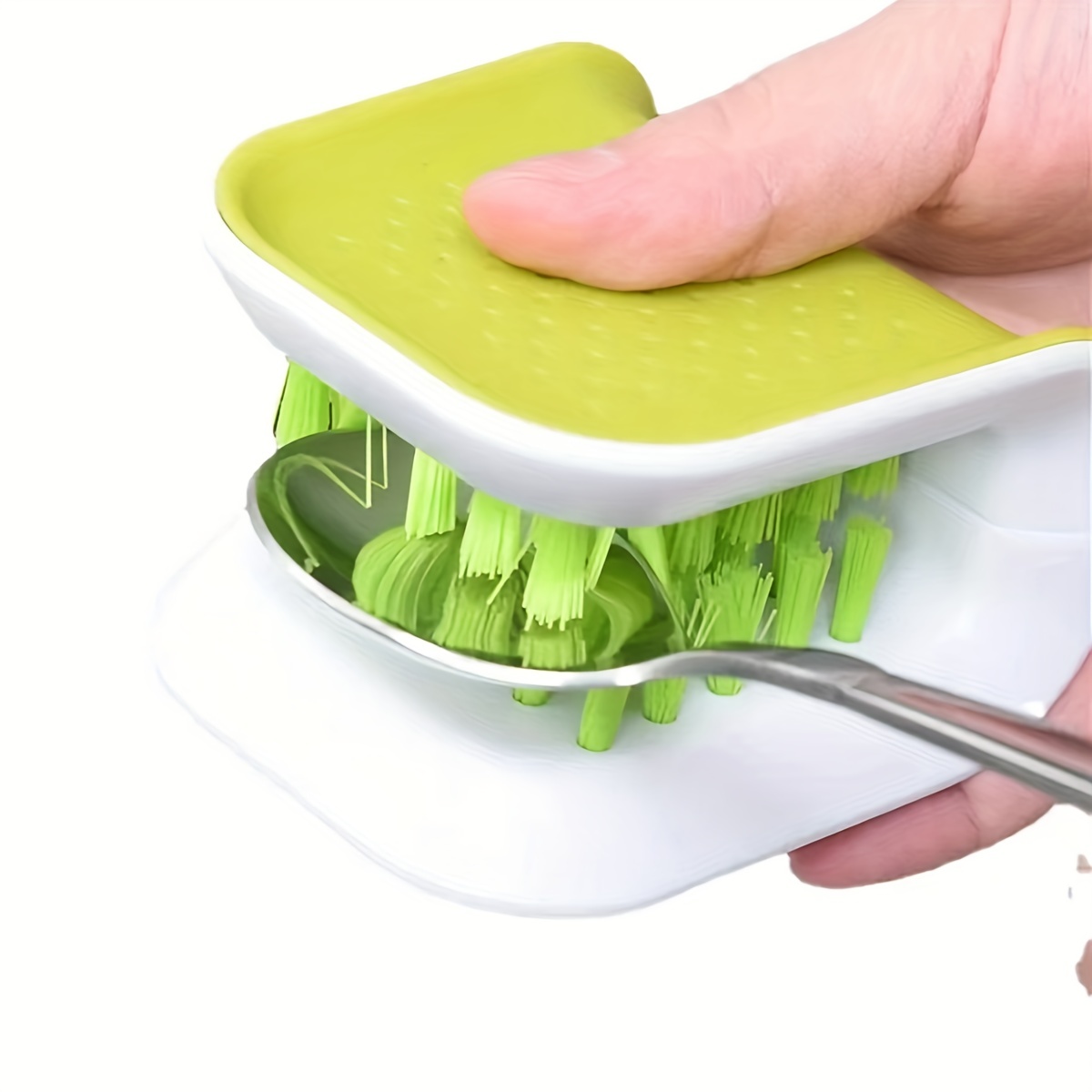 U-Shaped Double-Sided Brush for Cutlery & Tools - onlinemegasale.com