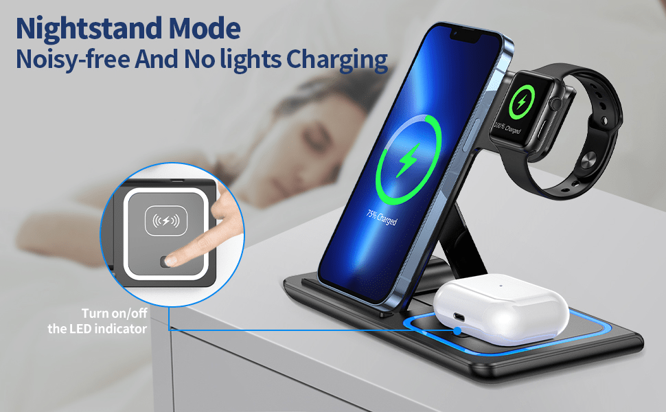 🔥3 In 1 Folding Wireless Charger - onlinemegasale.com